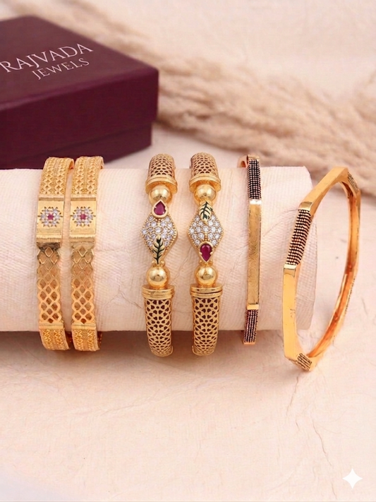 The Aabira Stack (Set of 6 Pcs / 3 Pairs)